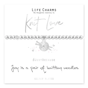 Life Charms Knit Love Bracelet