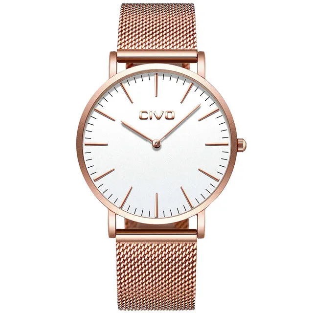 0054C | Quartz Men Watch | Mesh Band