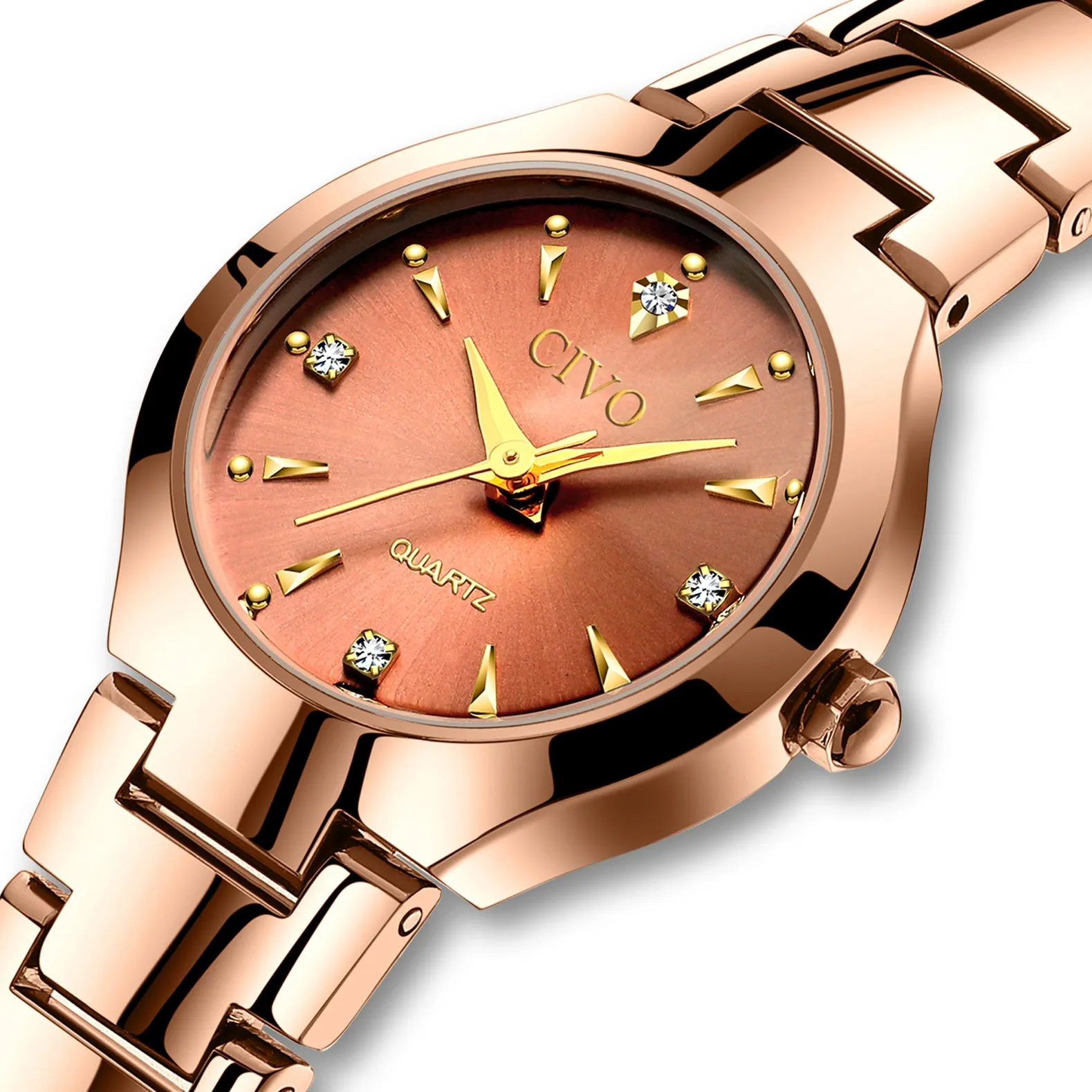 0104C | Quartz Women Watch | Stainless Steel Band