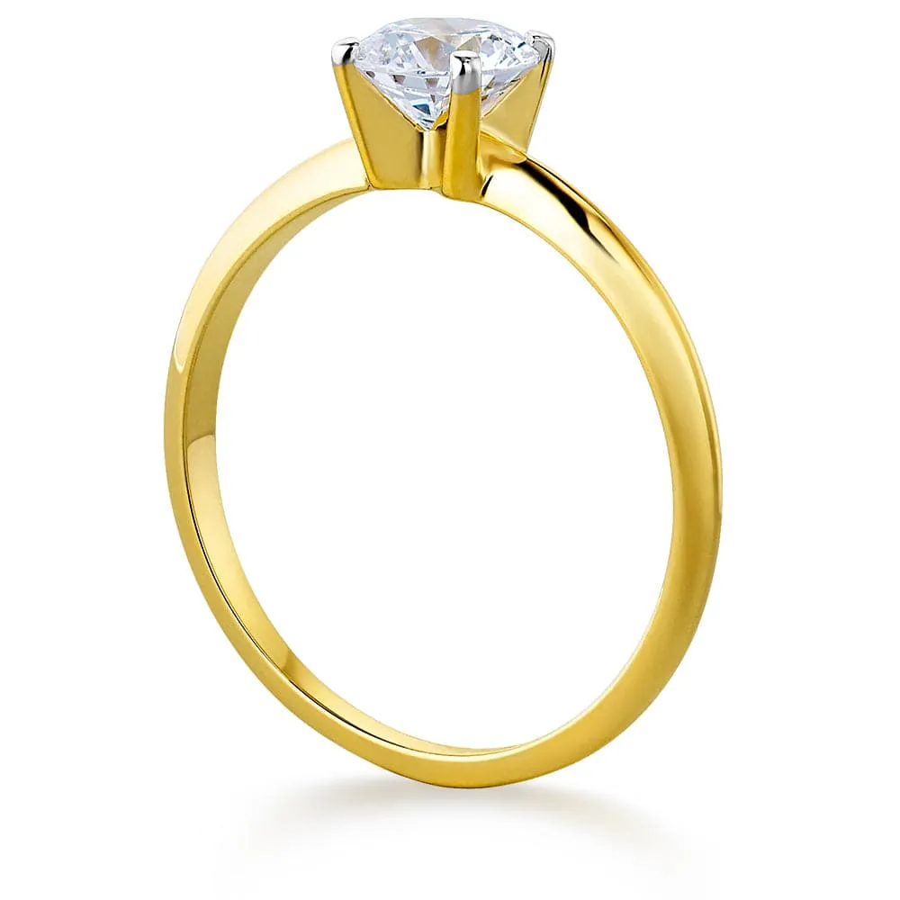 1 ct. Tiffany Style 4-Claw Solitaire Ring