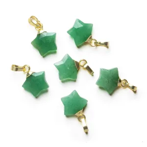 12mm Aventurine Star Focal Pendant 1 Bead