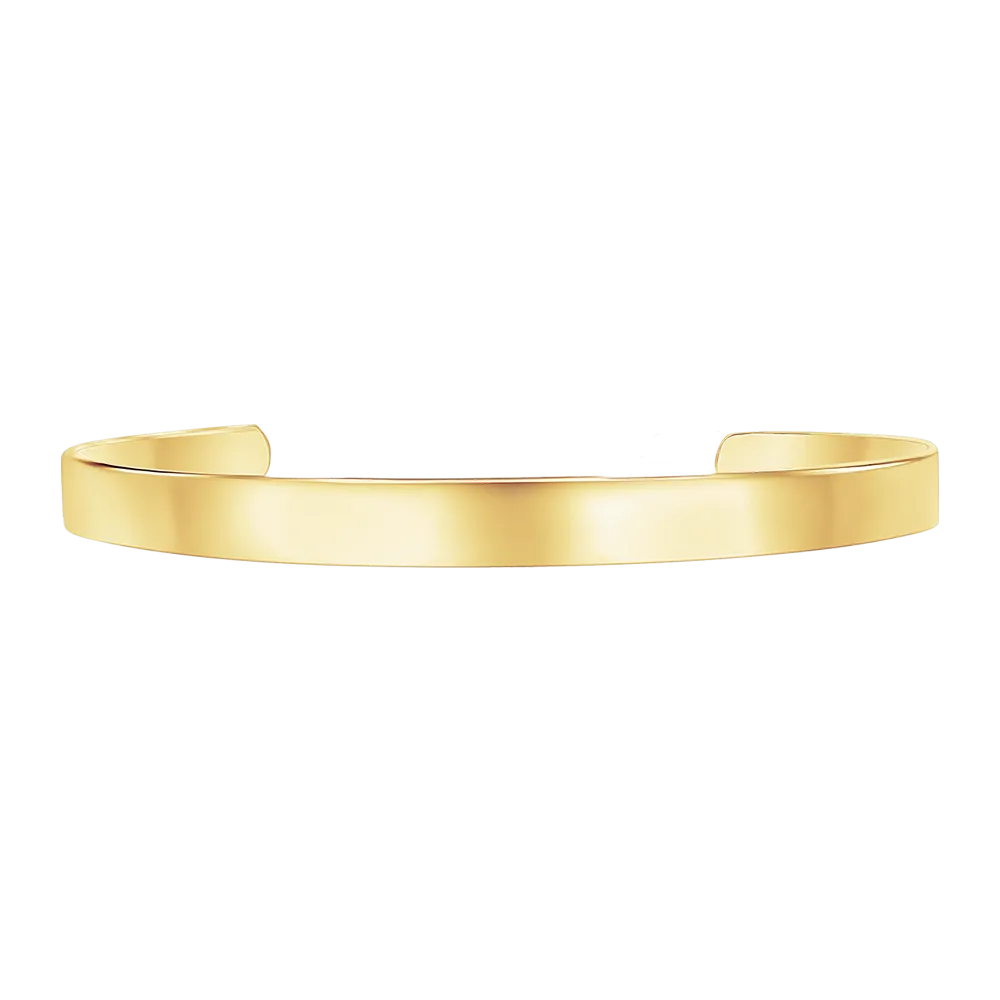 14K Yellow Gold Cuff Bracelet