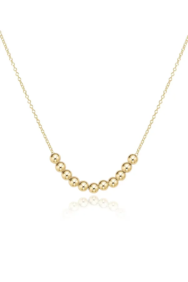 16" Gold Classic Beaded Bliss Necklace | E-Newton | RESTOCK