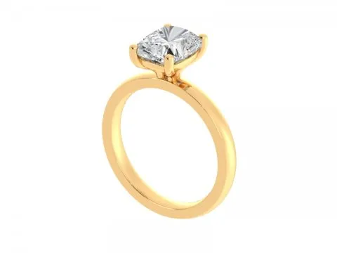 1.81ct Elongated Cushion Solitaire