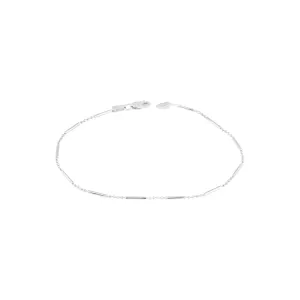 18ct White Gold Minimal Bracelet with Lobster Clasp LBR-8522