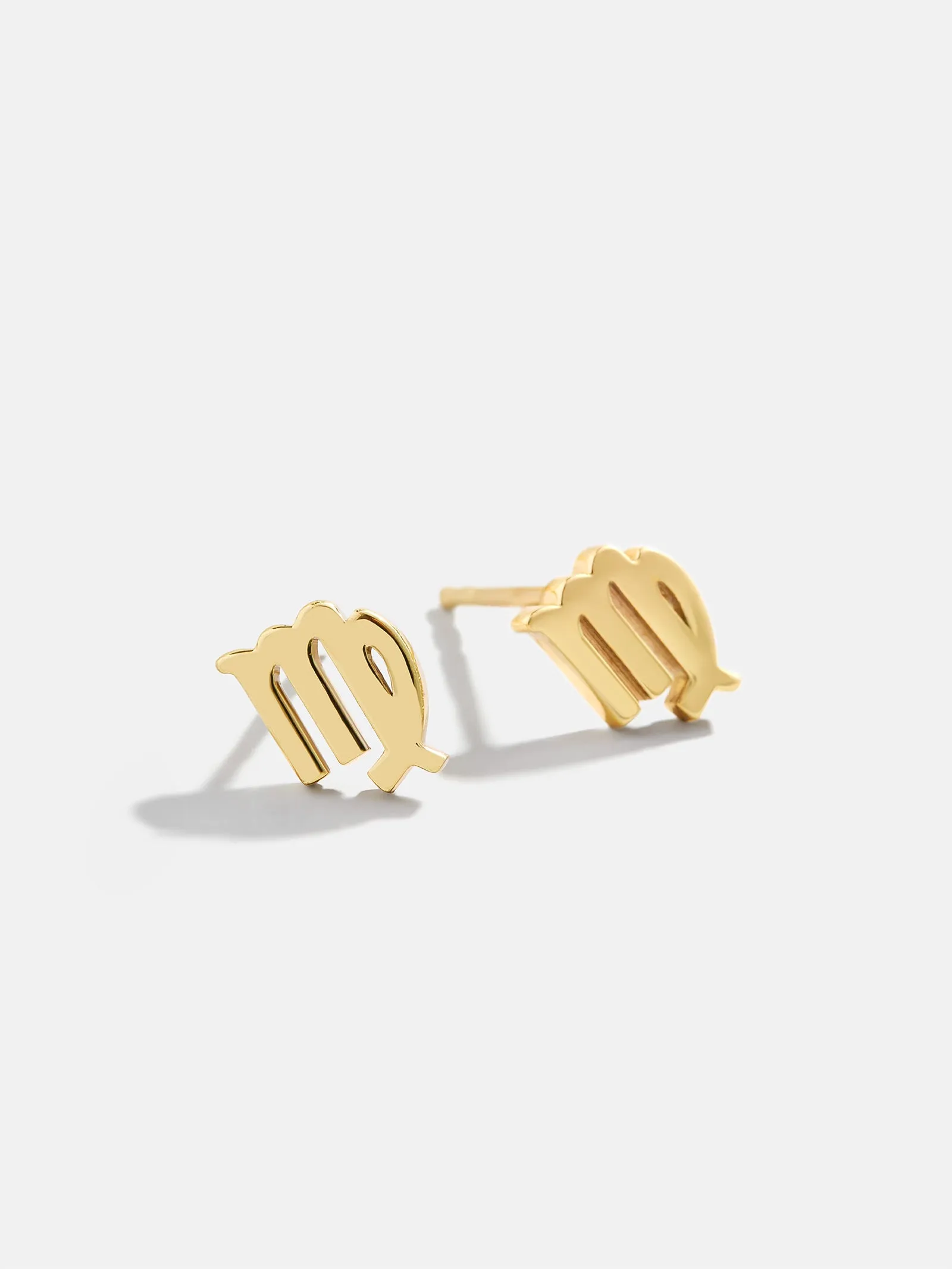 18K Gold Zodiac Earrings - Gold