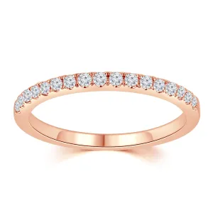 18K Rose Gold Diamond Eternity Ring