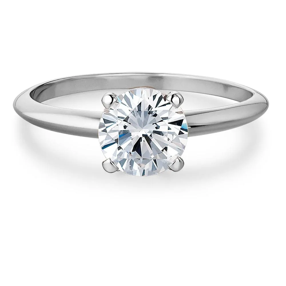 3 ct. Tiffany Style 4-Claw Solitaire Ring