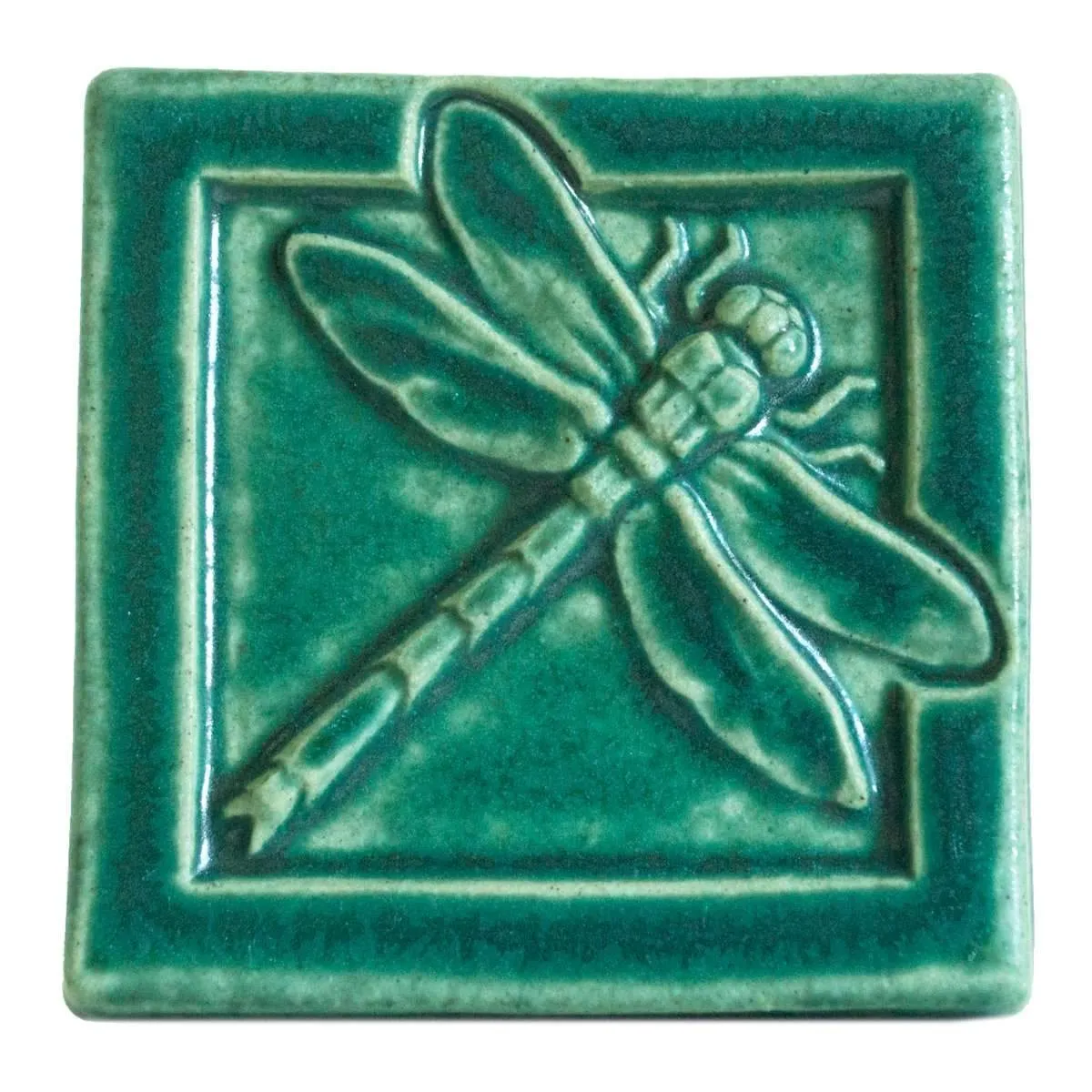 4x4 Dragonfly - Pewabic Green