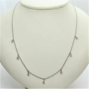 7 Dangling Diamonds Necklace