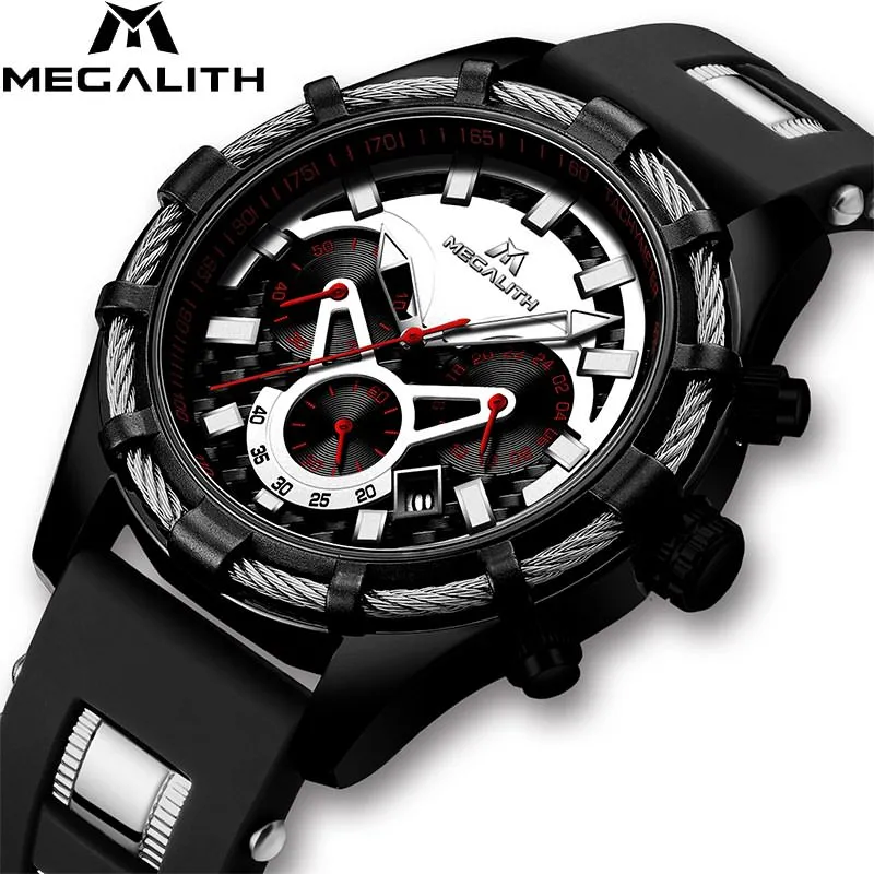 8042M | Quartz Men Watch | Rubber Band