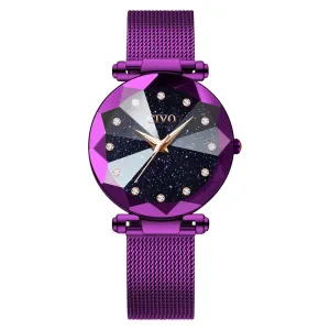 8064C | Quartz Women Watch | Mesh Band