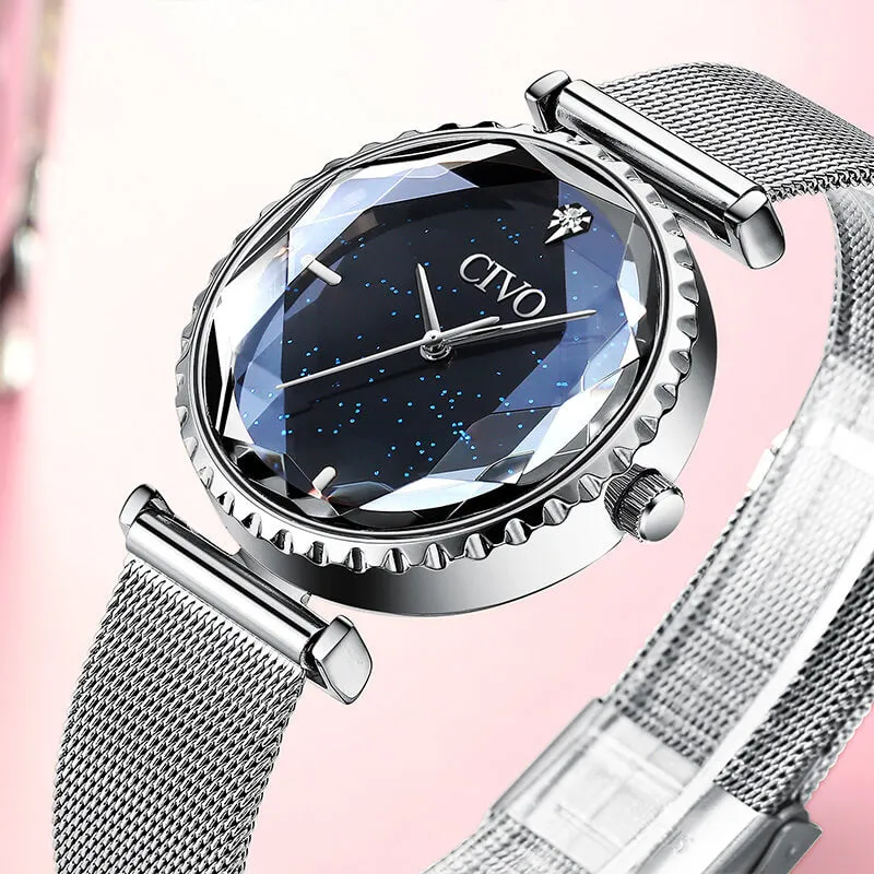 8116C | Quartz Women Watch | Mesh Band