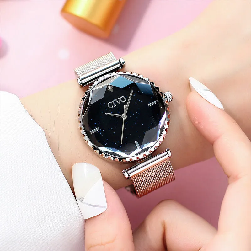 8116C | Quartz Women Watch | Mesh Band