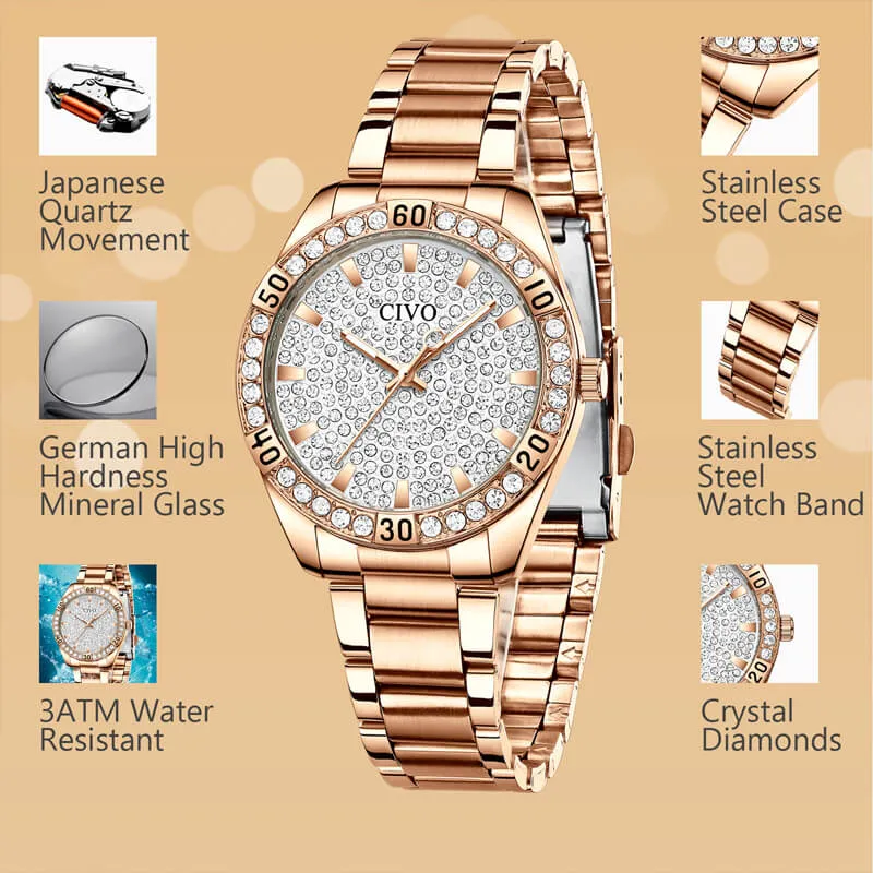 8117C | Quartz Women Watch | Stainless steel Band