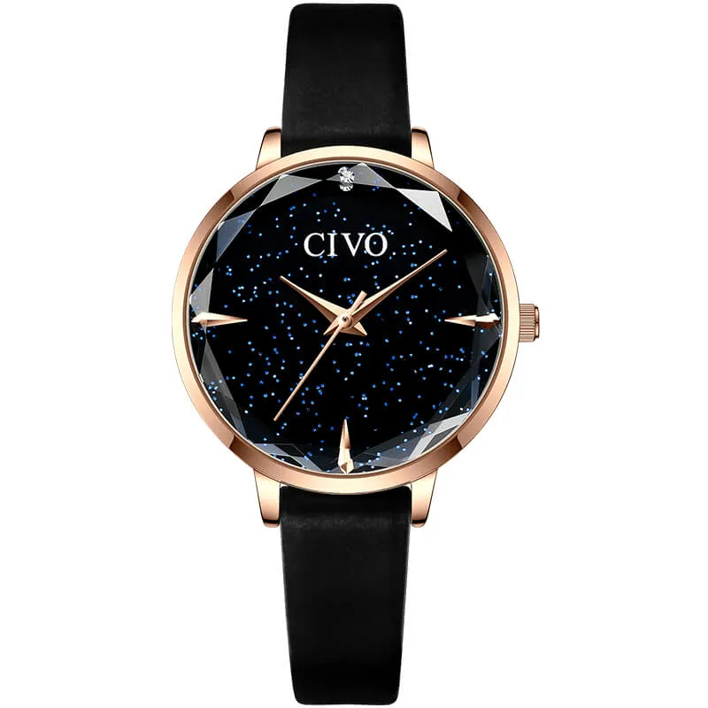 8122C | Quartz Women Watch | Leather Band