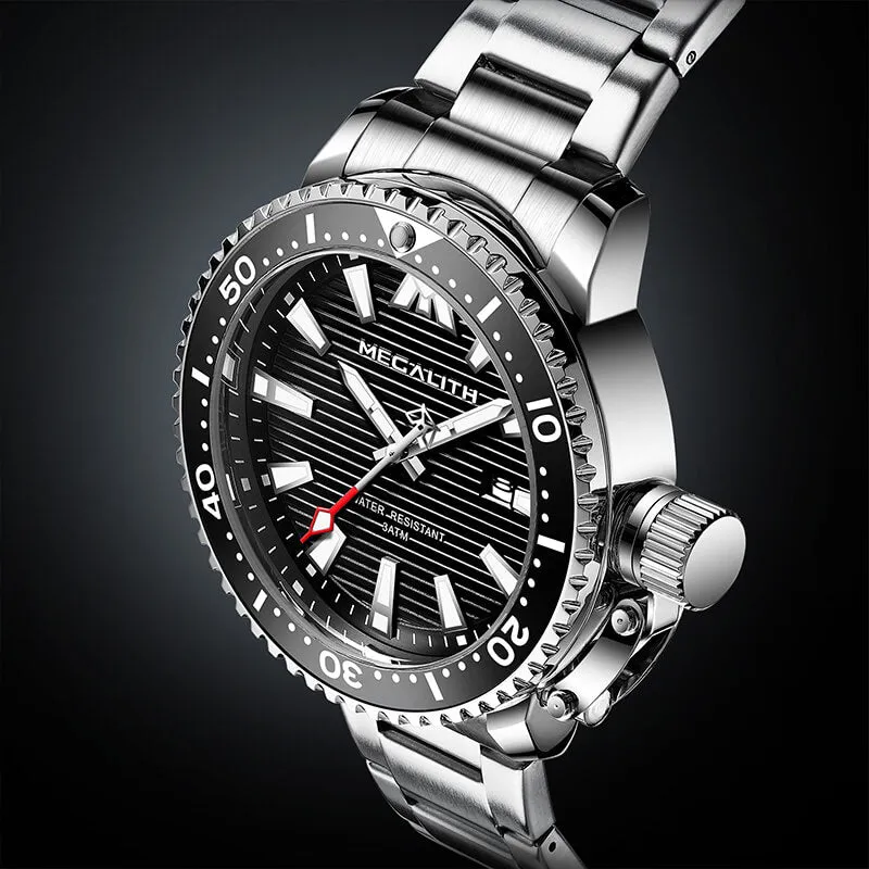 8214M | Quartz Men Watch | Stainless Steel Band