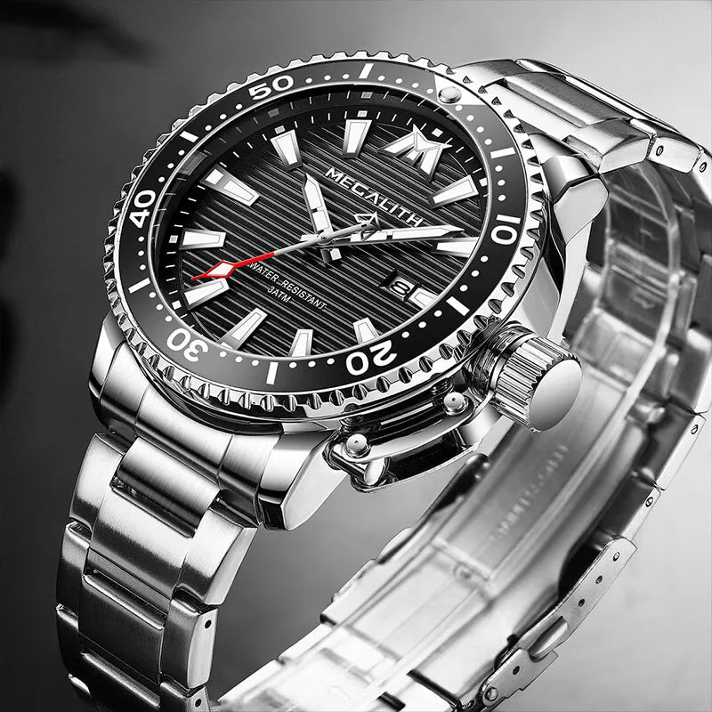 8214M | Quartz Men Watch | Stainless Steel Band