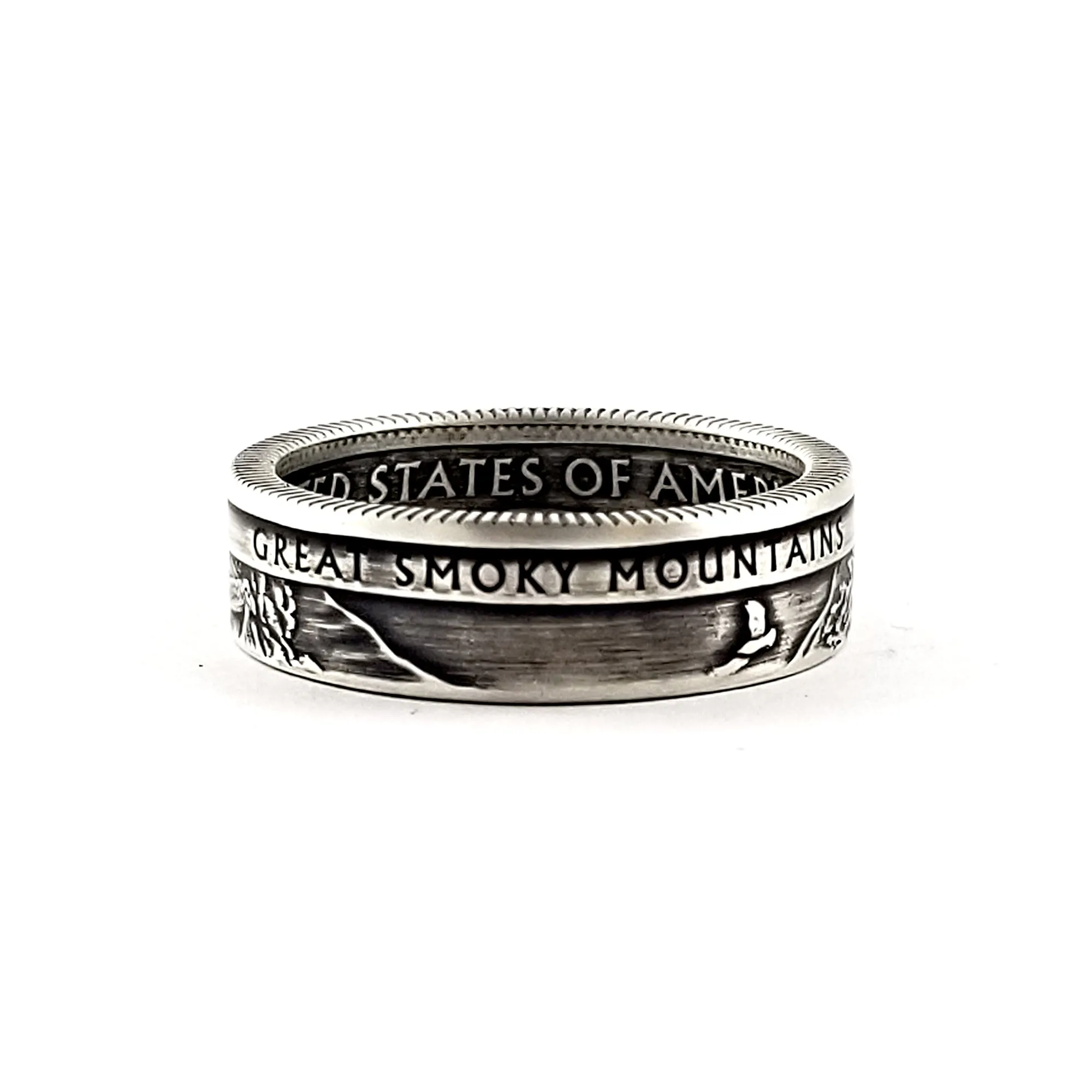 90% Silver Great Smoky Mountains National Park Quarter Ring