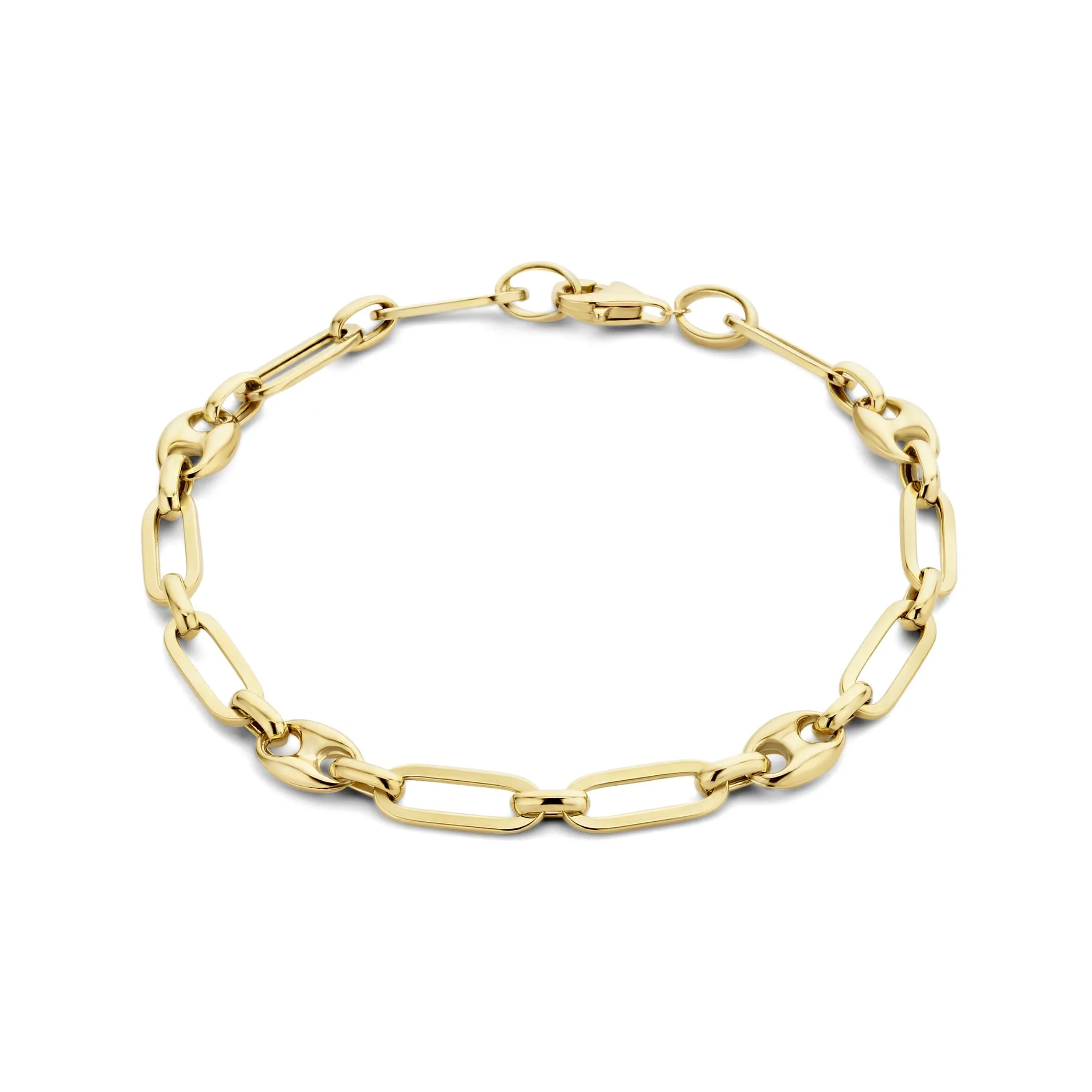 Aidee Demie 14 karat gold link bracelet