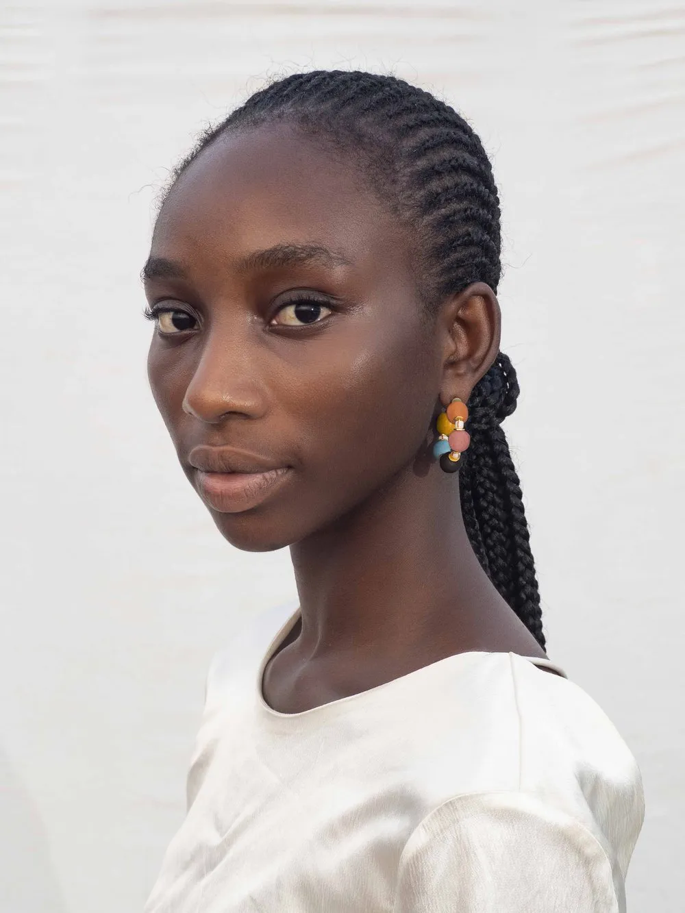 AKETEKETE Beaded Krom Earring