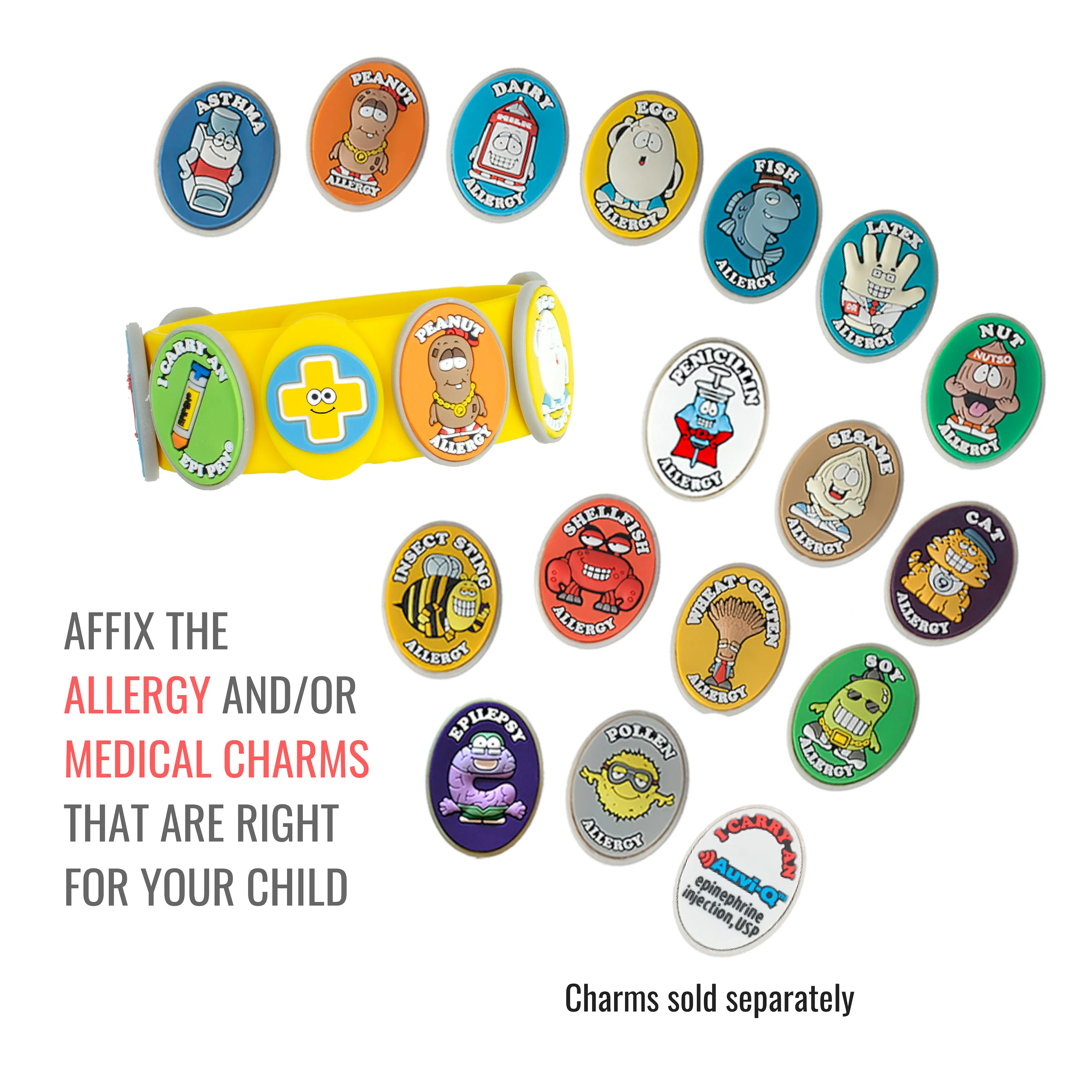 AllerMates New Multi-Allergy Bracelet (Bracelet Only)