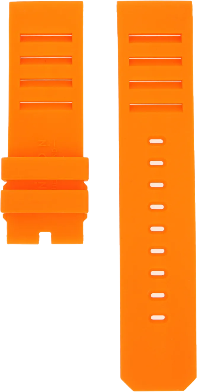 ANCON Orange Rubber Strap 24mm