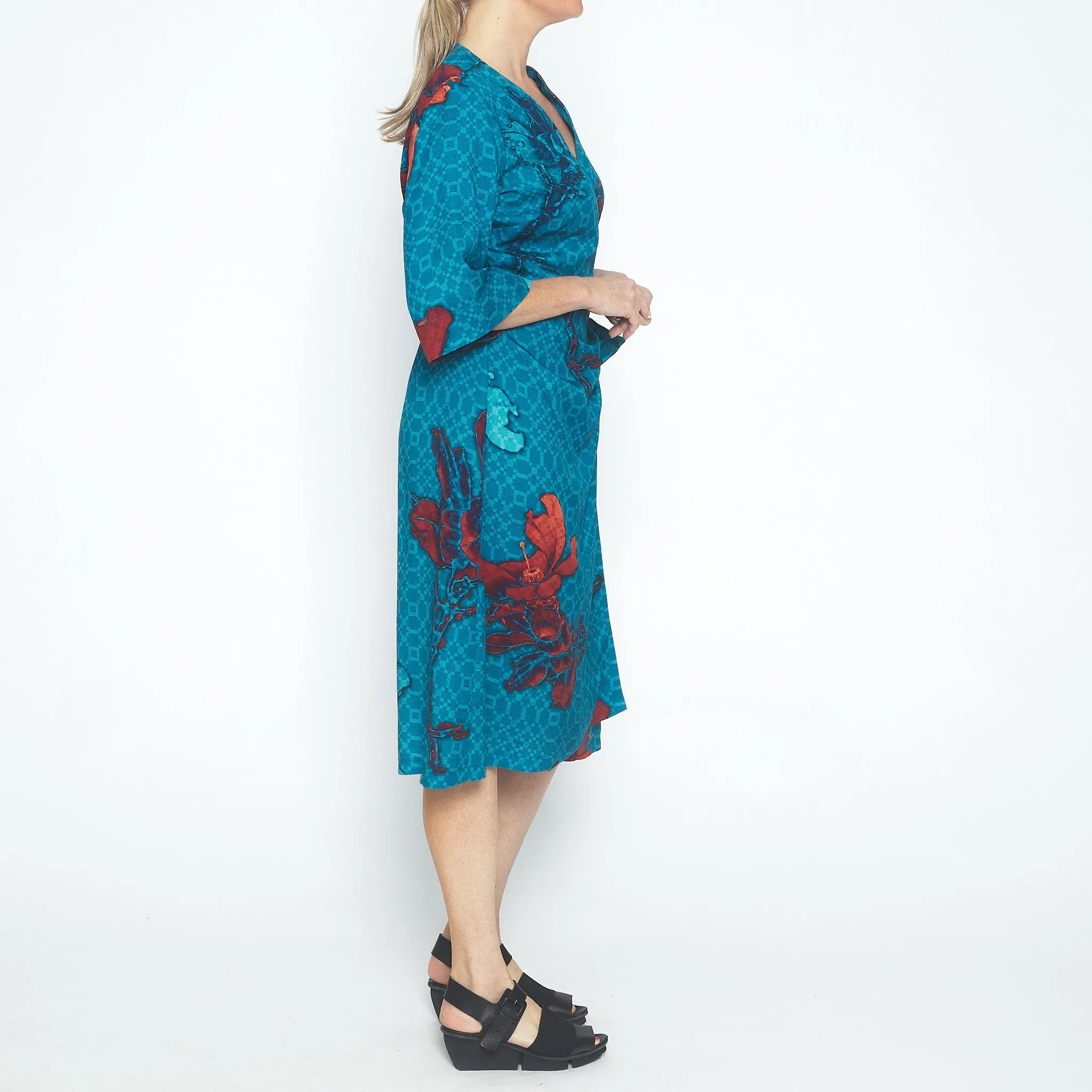 Anelisa Ikebana Wrap Dress