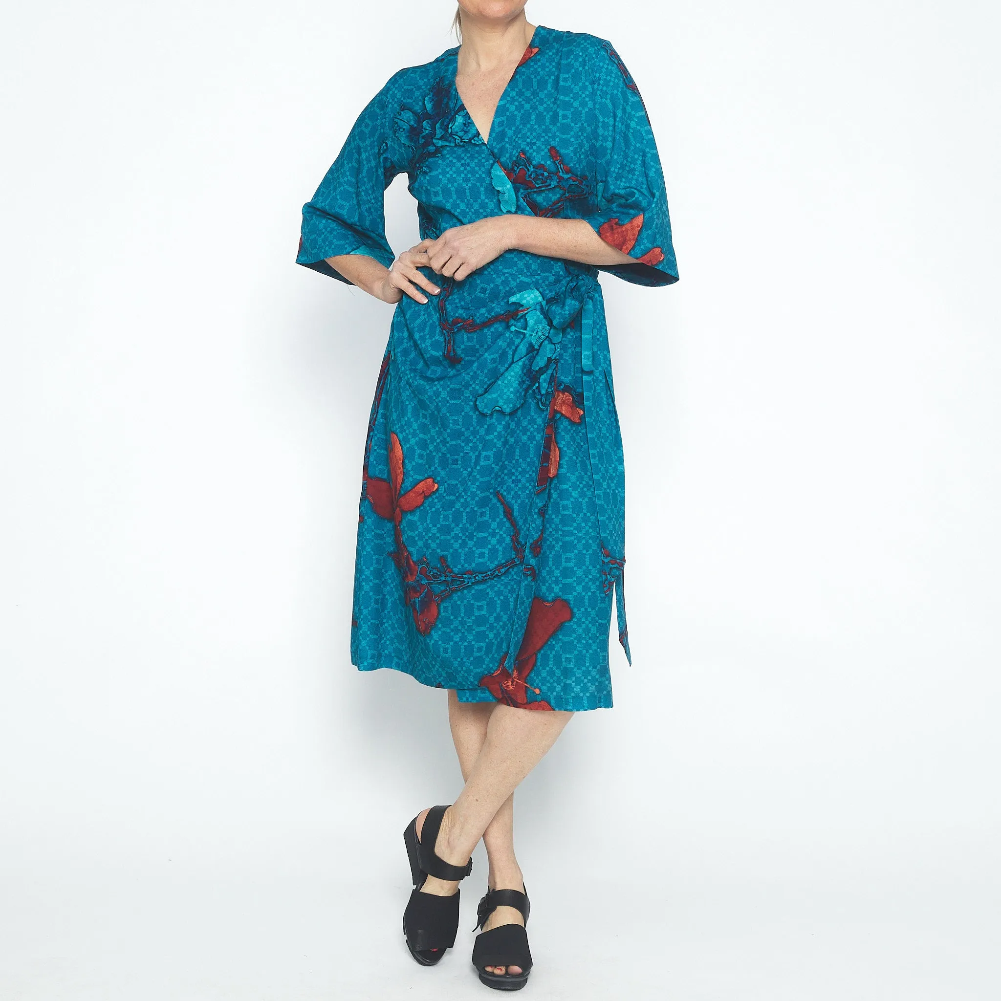 Anelisa Ikebana Wrap Dress