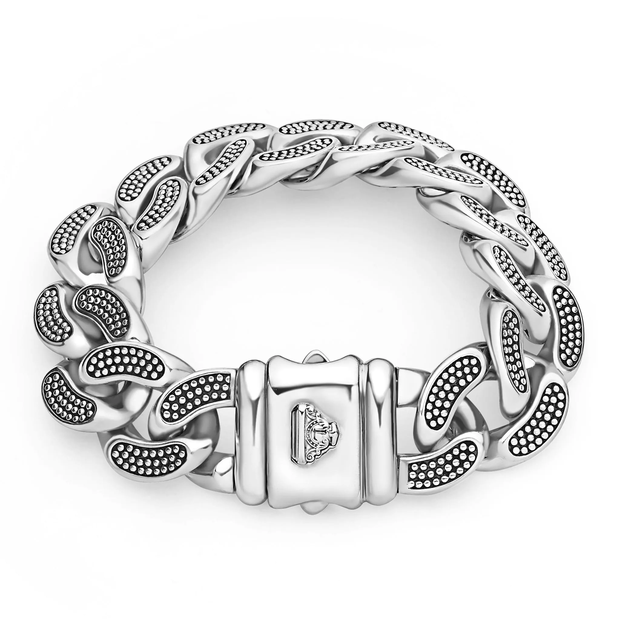 Anthem Silver Curb Link Bracelet | 19mm