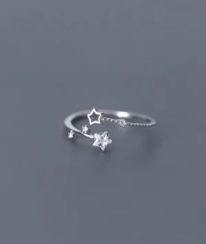 Beautiful Adjustable Star Ring