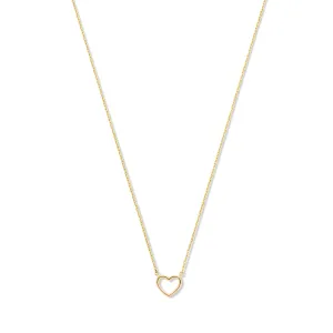 Belleville Amore 14 karat gold necklace with heart