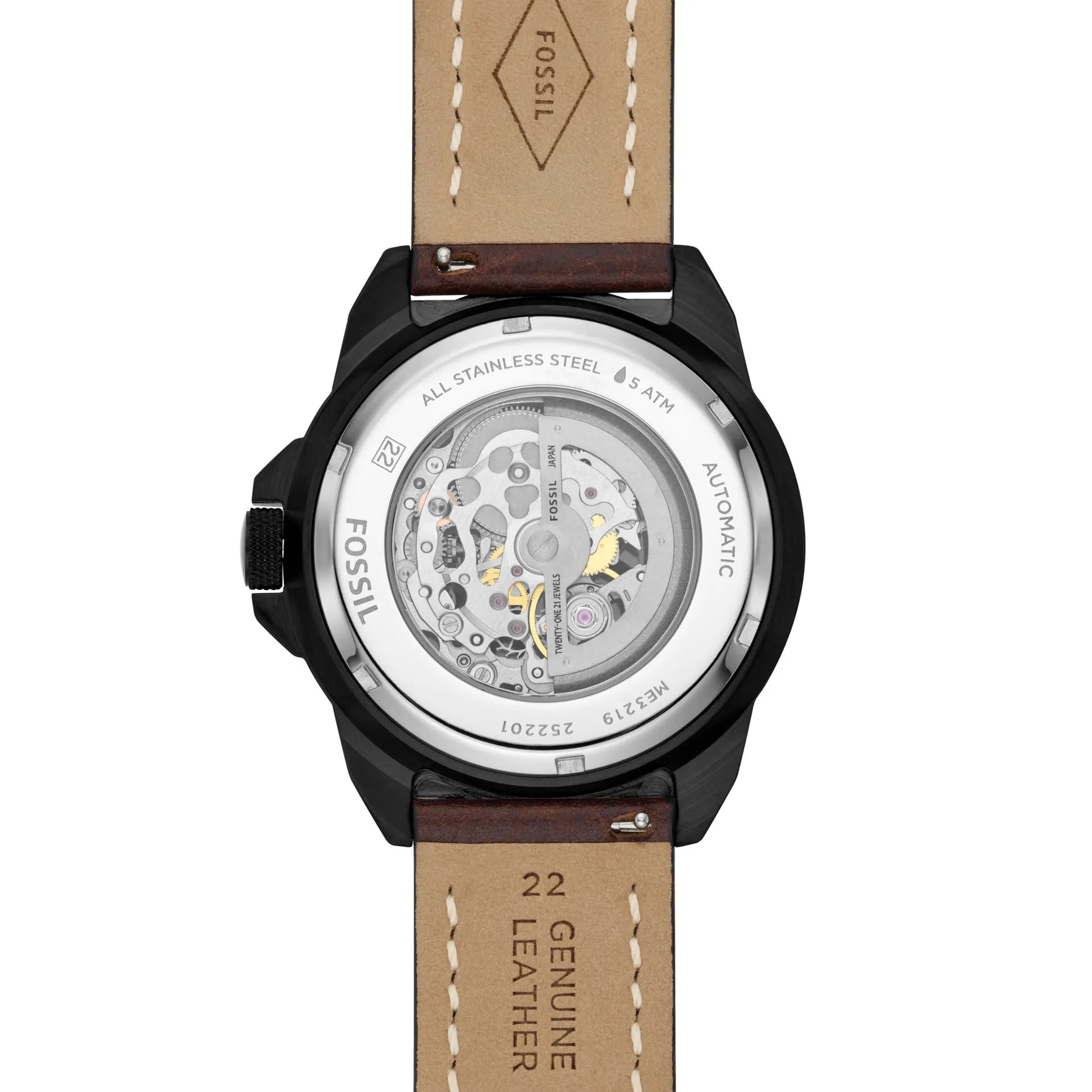 Bronson Automatic Brown LiteHide™ Watch