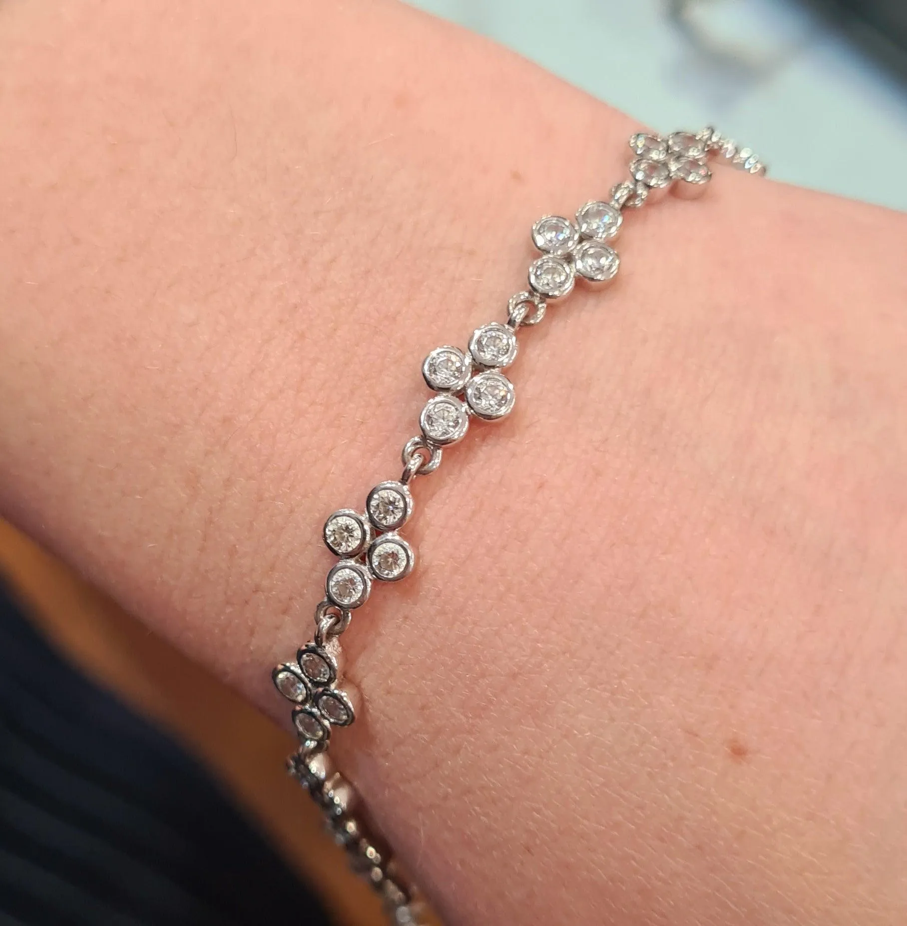 Bubbles of Zirconia Bracelet