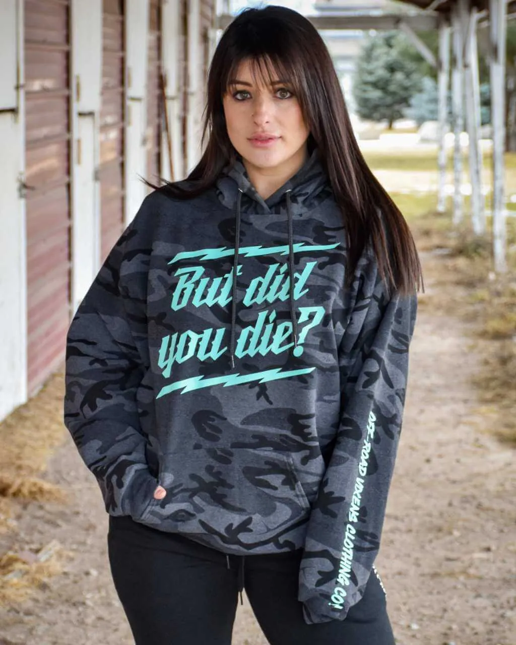 But Did you Die Unisex Hoodie Camo