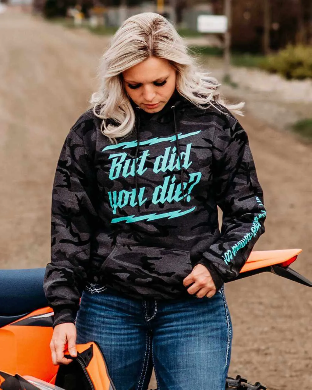 But Did you Die Unisex Hoodie Camo