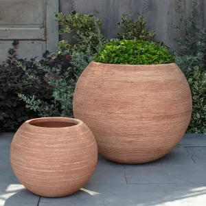 Campania International Allium Planter in Terra Cotta set of 2