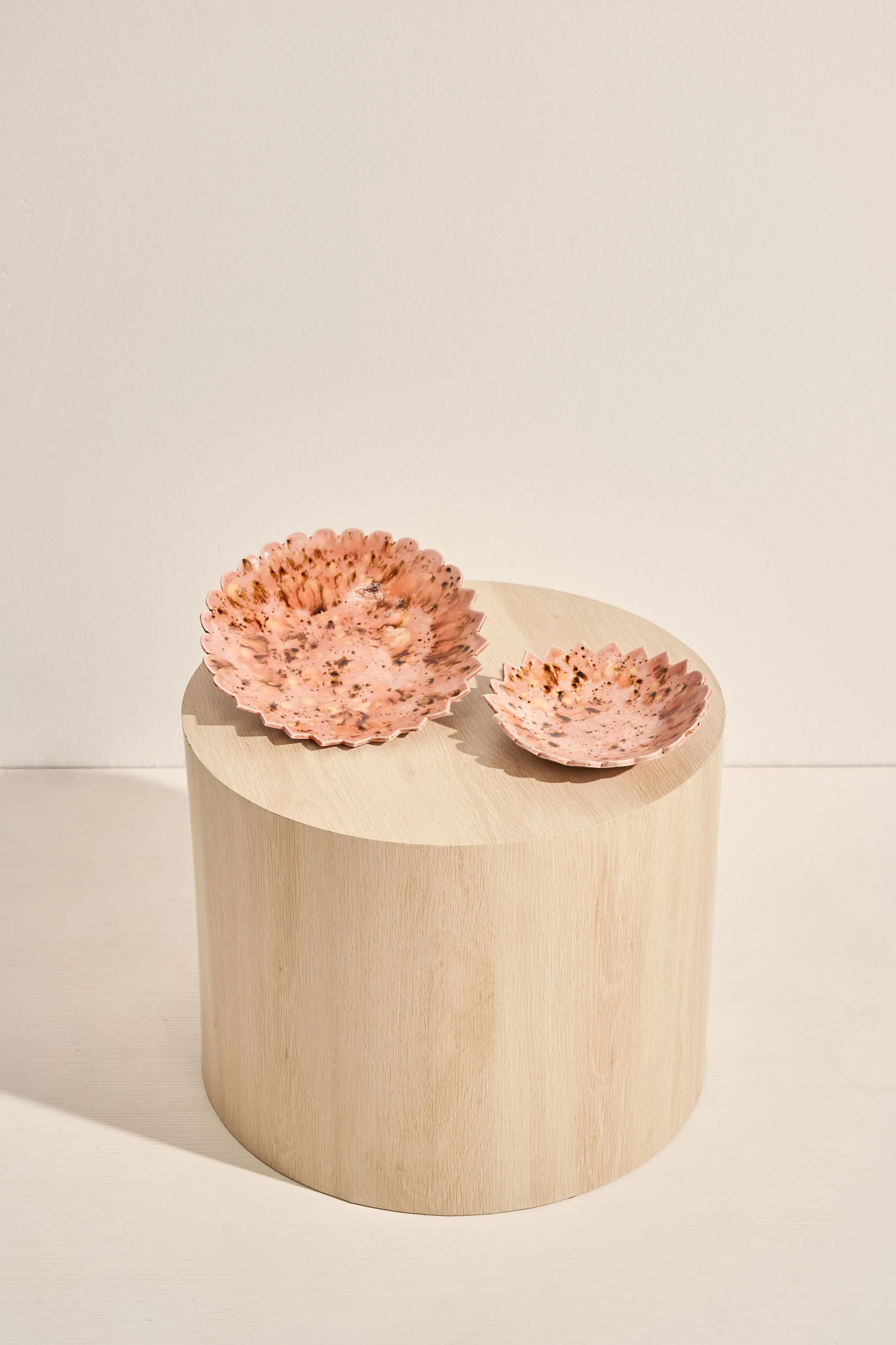 Ceramic Coral Spritz Platter