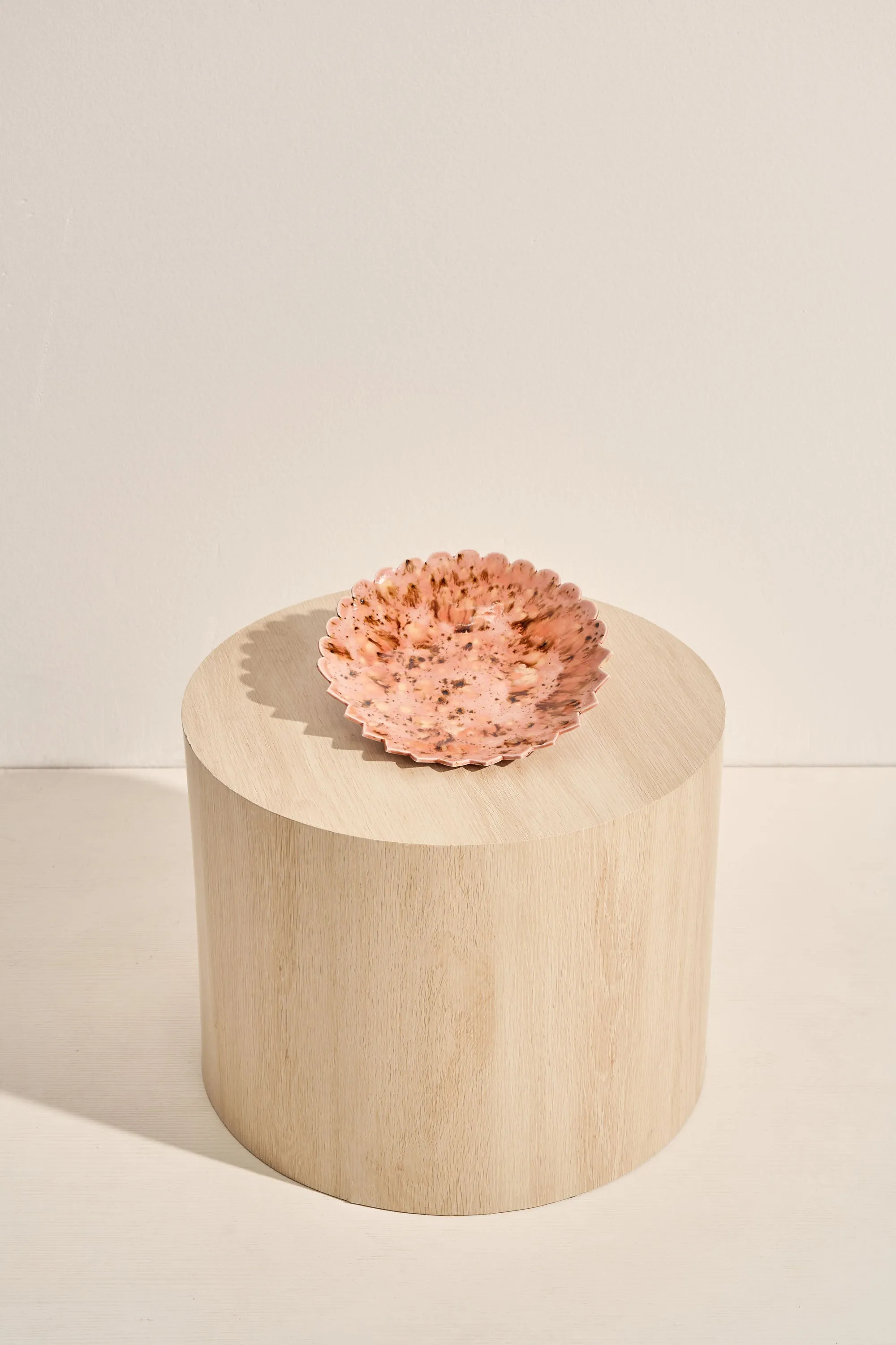 Ceramic Coral Spritz Platter