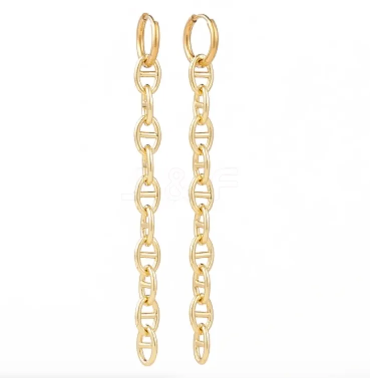 Chain Blank Earrings