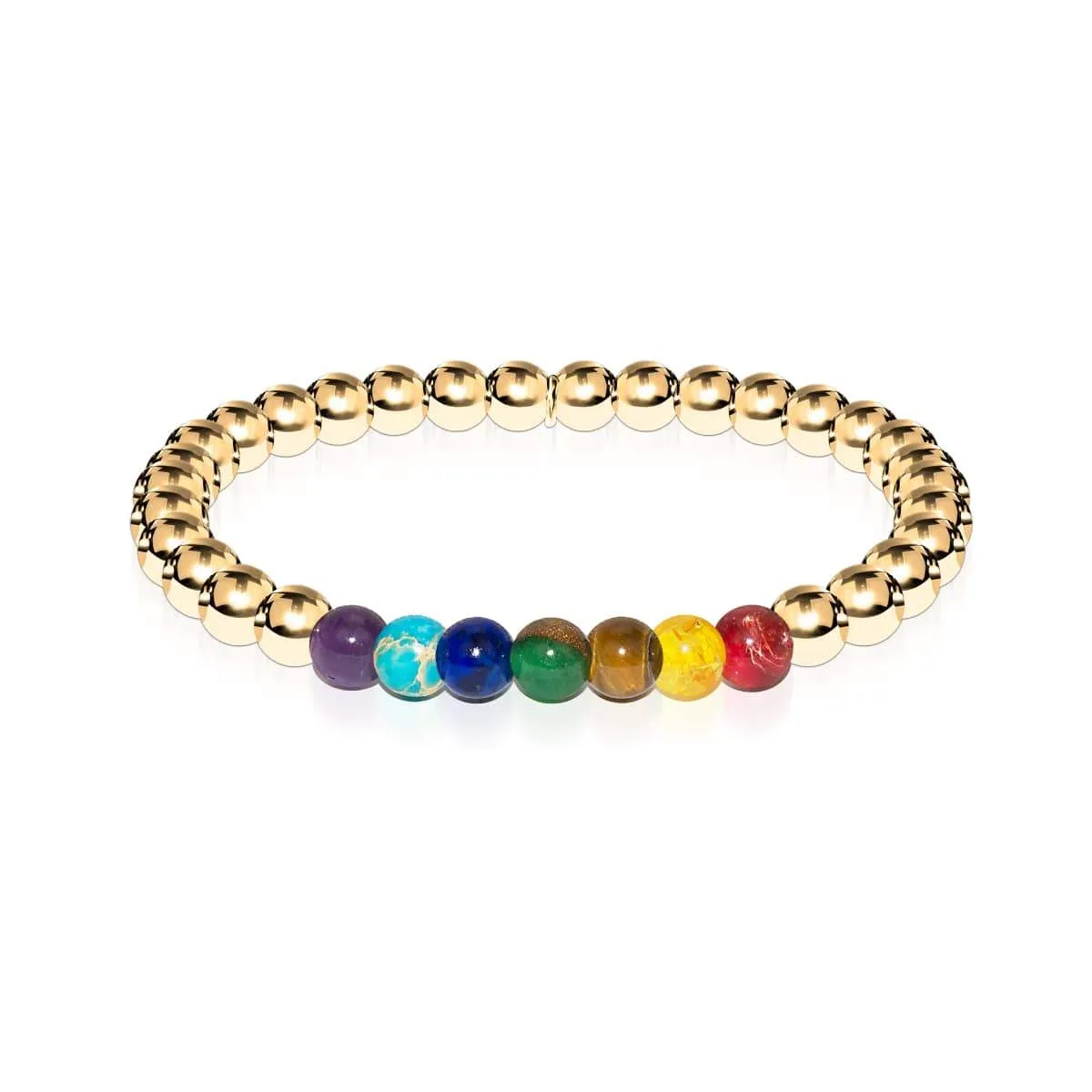 Chakra | 18k Gold | Gemstone Expression Bracelet