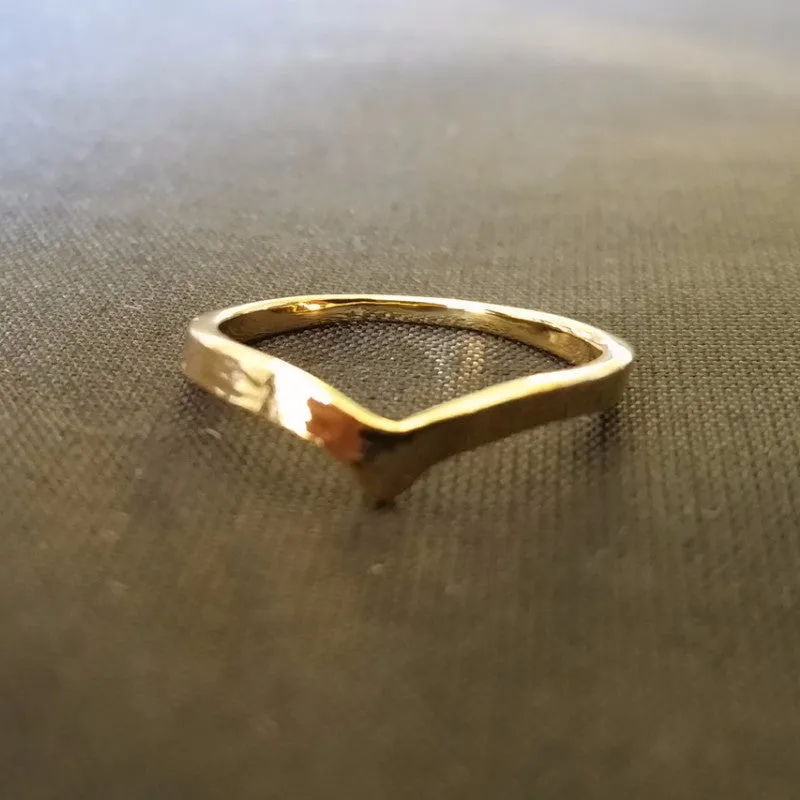 Chevron Ring - Wishbone Ring