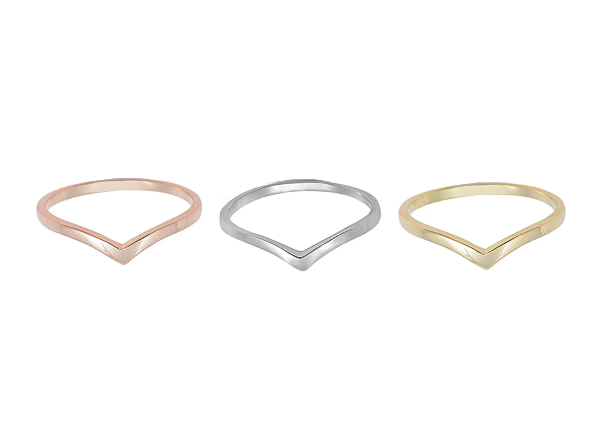 Chevron Ring - Wishbone Ring