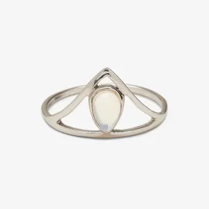 Chevron Stone Ring