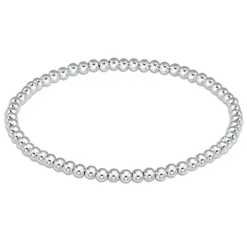 classic sterling 3mm bead bracelet by enewton