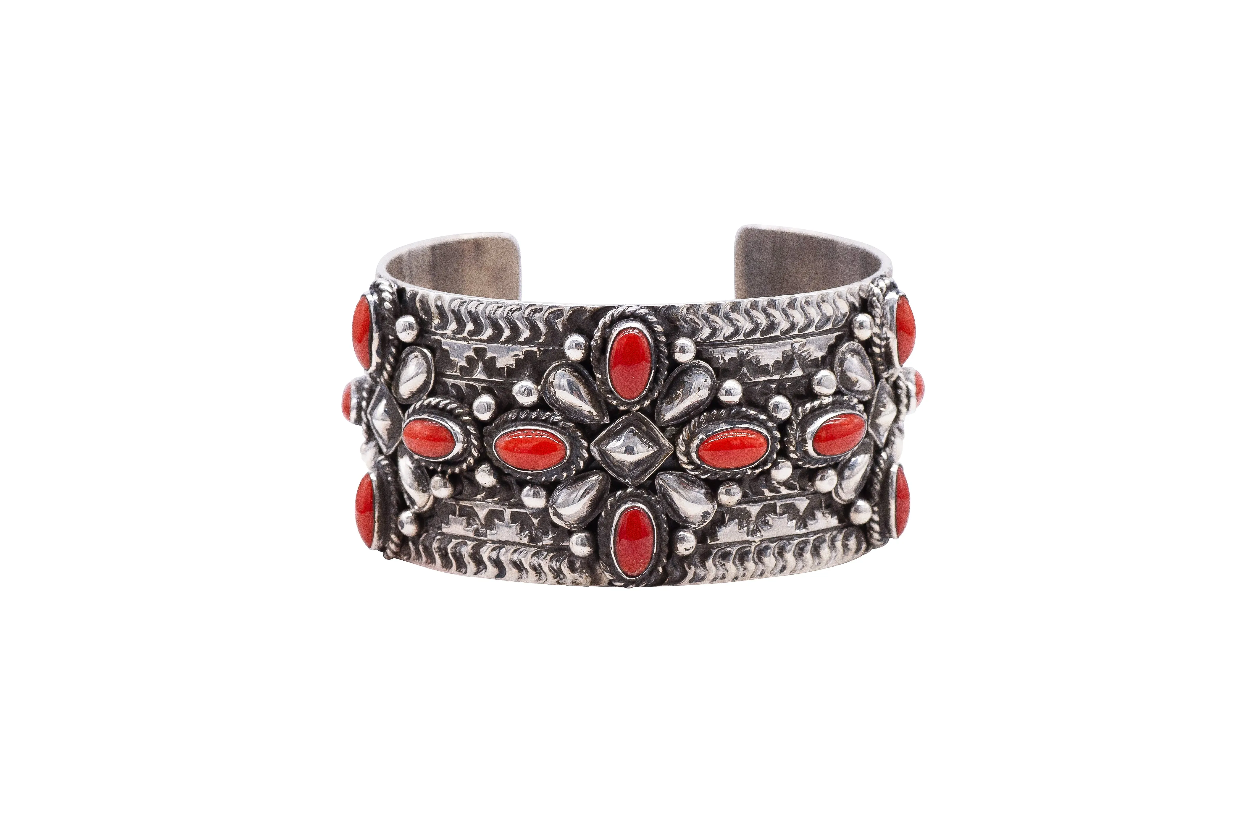 Coral Cross Cuff | T. Jon