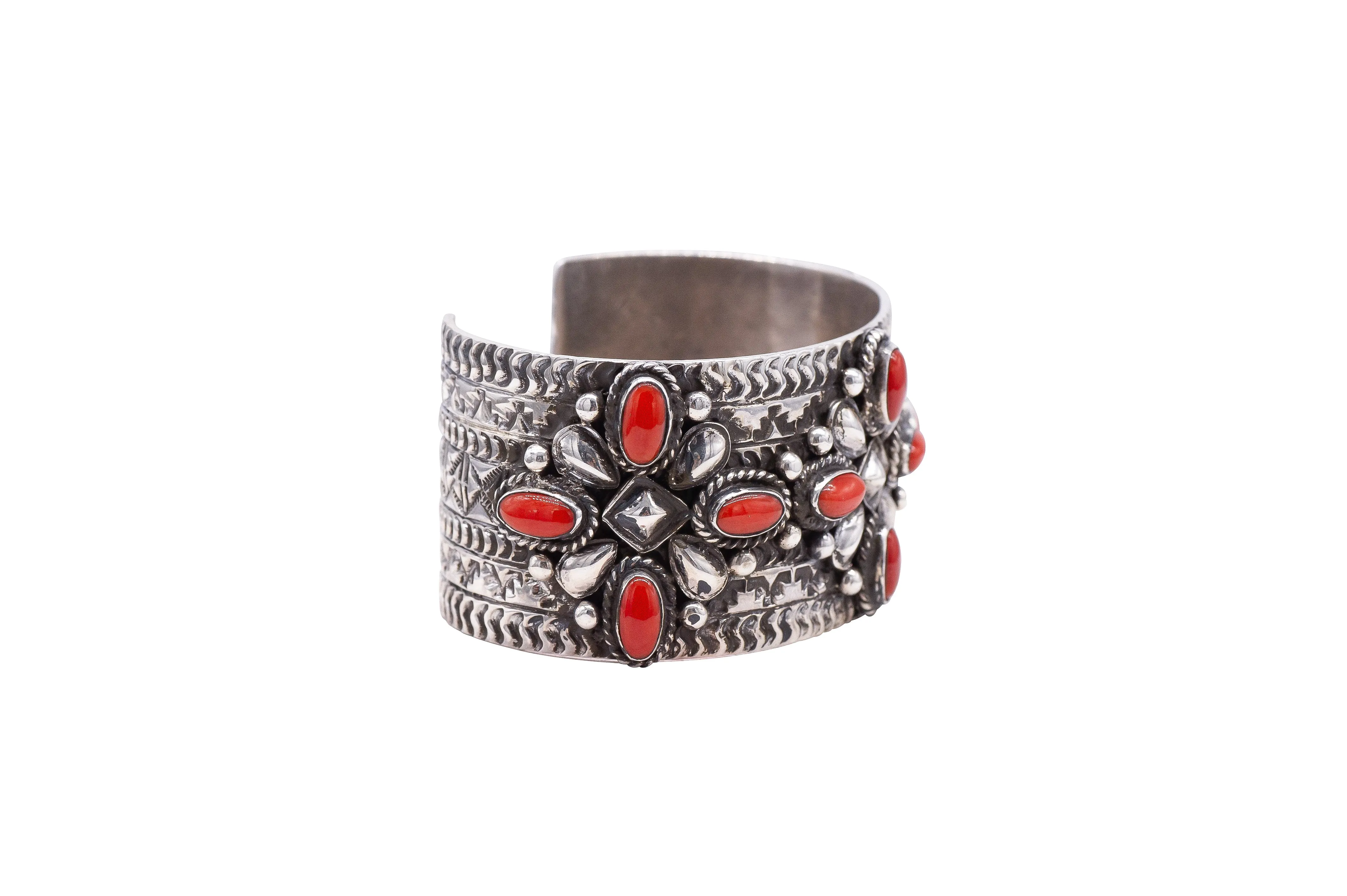 Coral Cross Cuff | T. Jon