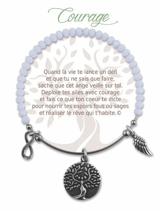 Courage: Radiant Stone Bracelet