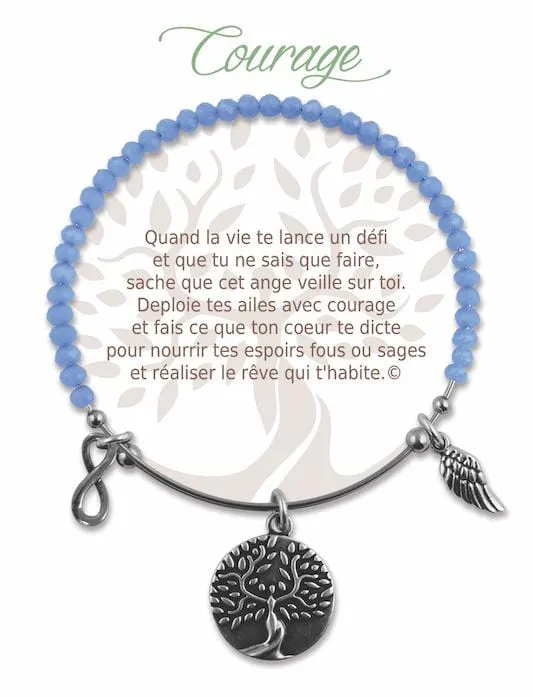 Courage: Radiant Stone Bracelet