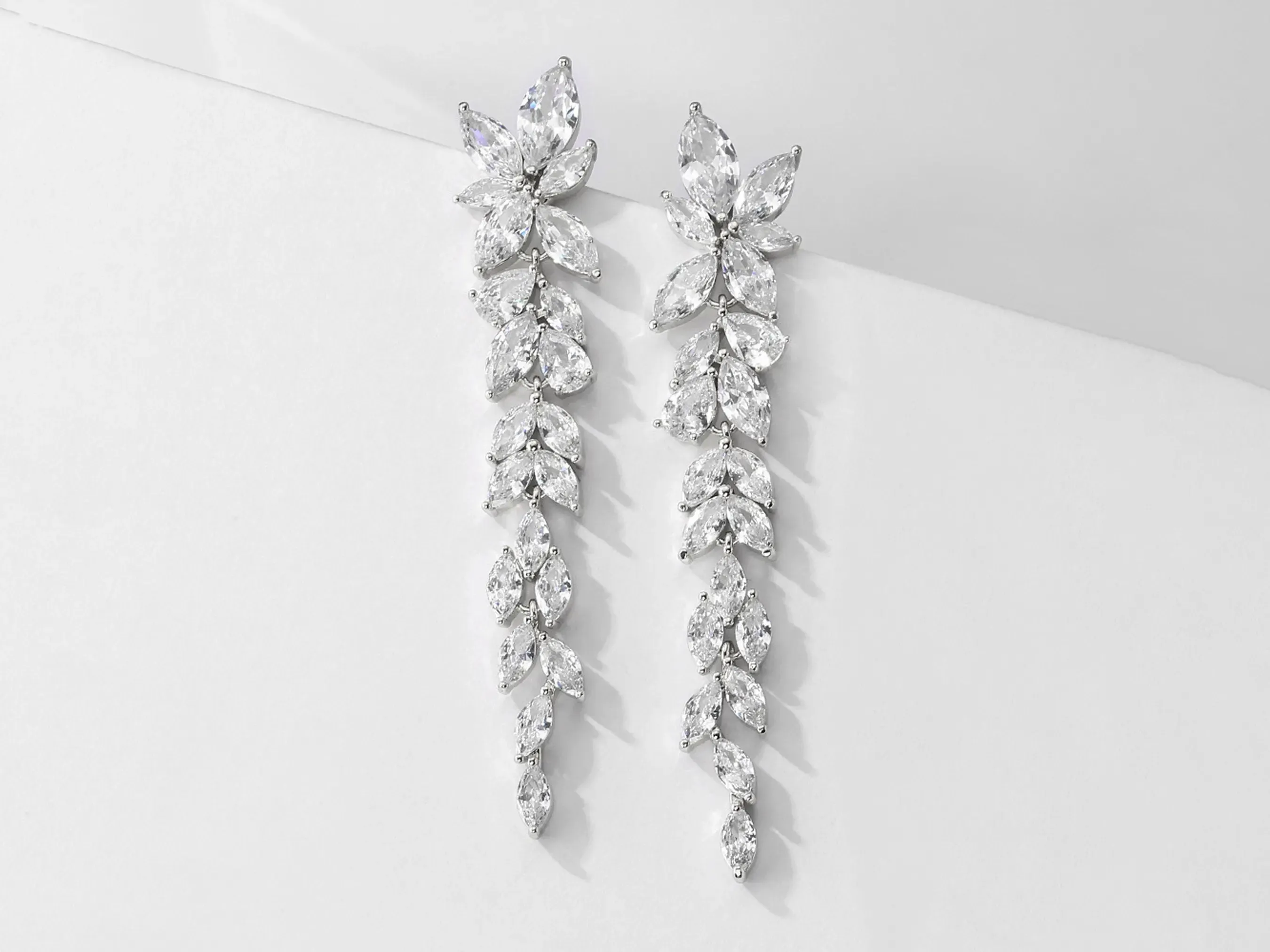 Crystal Bridal Earrings | Chandelier Earrings | Crystal Drop Earrings